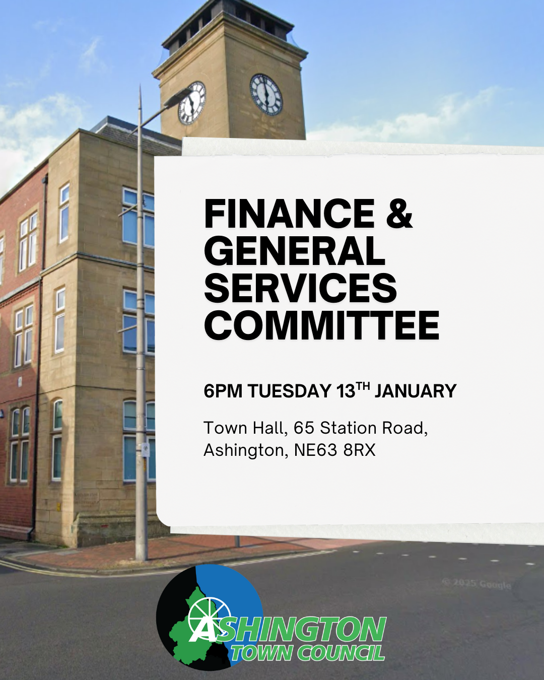 Finance & General Services Committee Meeting on 13/01/2026