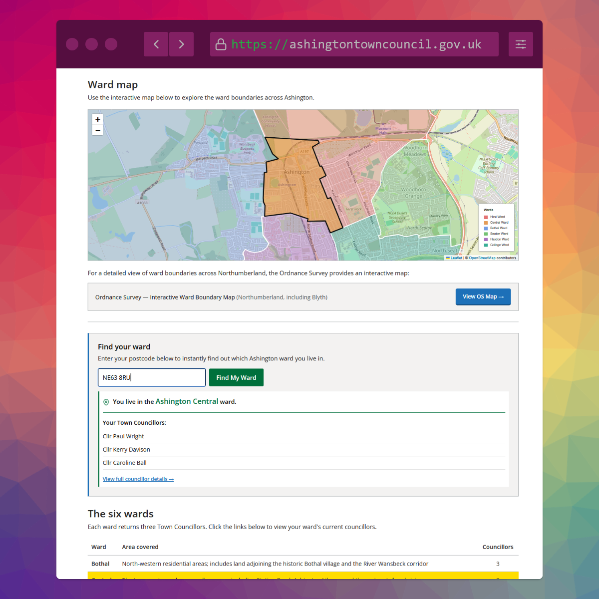 Ashington Town Council Launches Major Website Overhaul