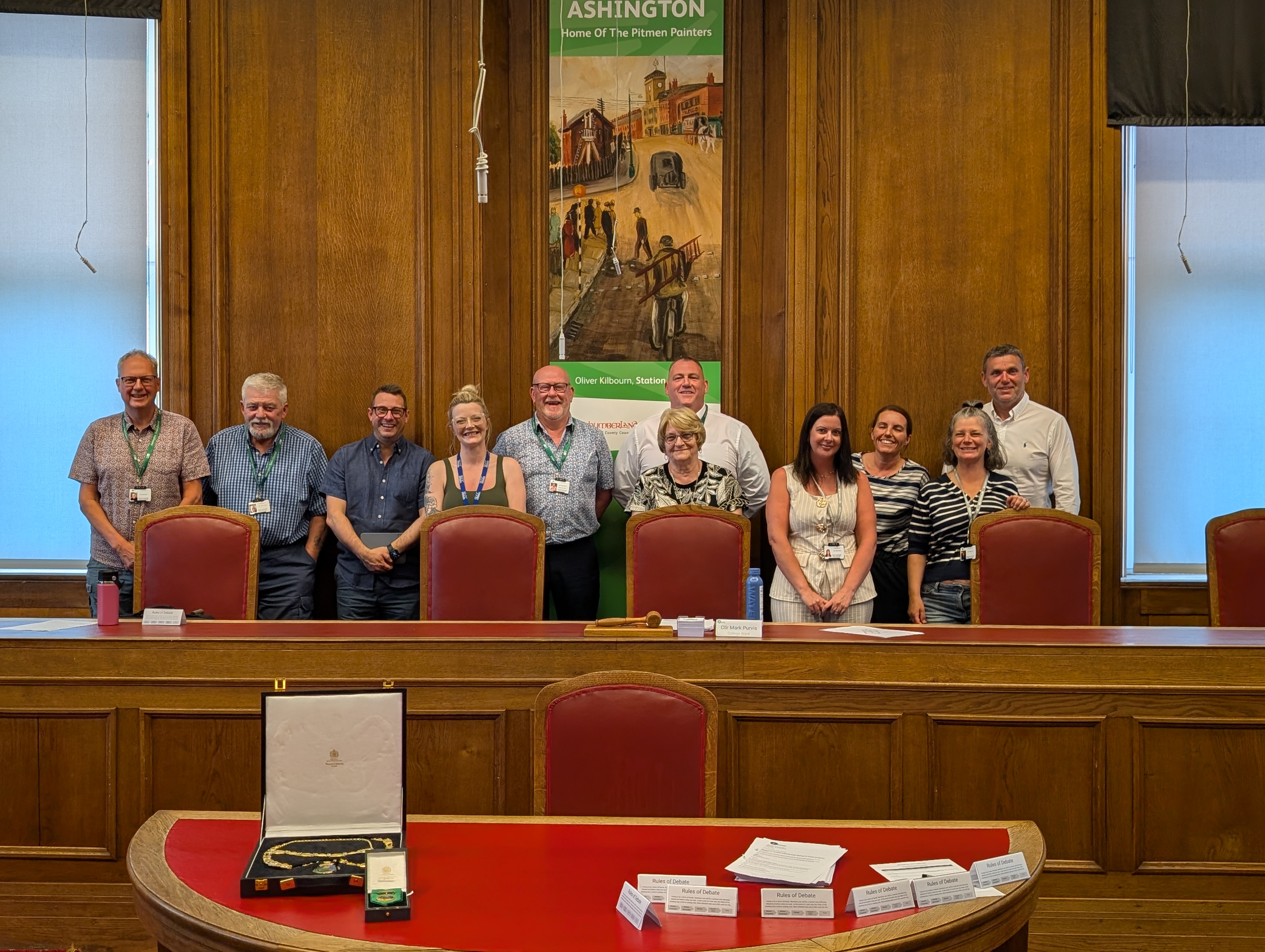 ASHINGTON TOWN COUNCIL APPOINTS CHAIR, VICE-CHAIR AND CIVIC HEAD FOR THE YEAR AHEAD