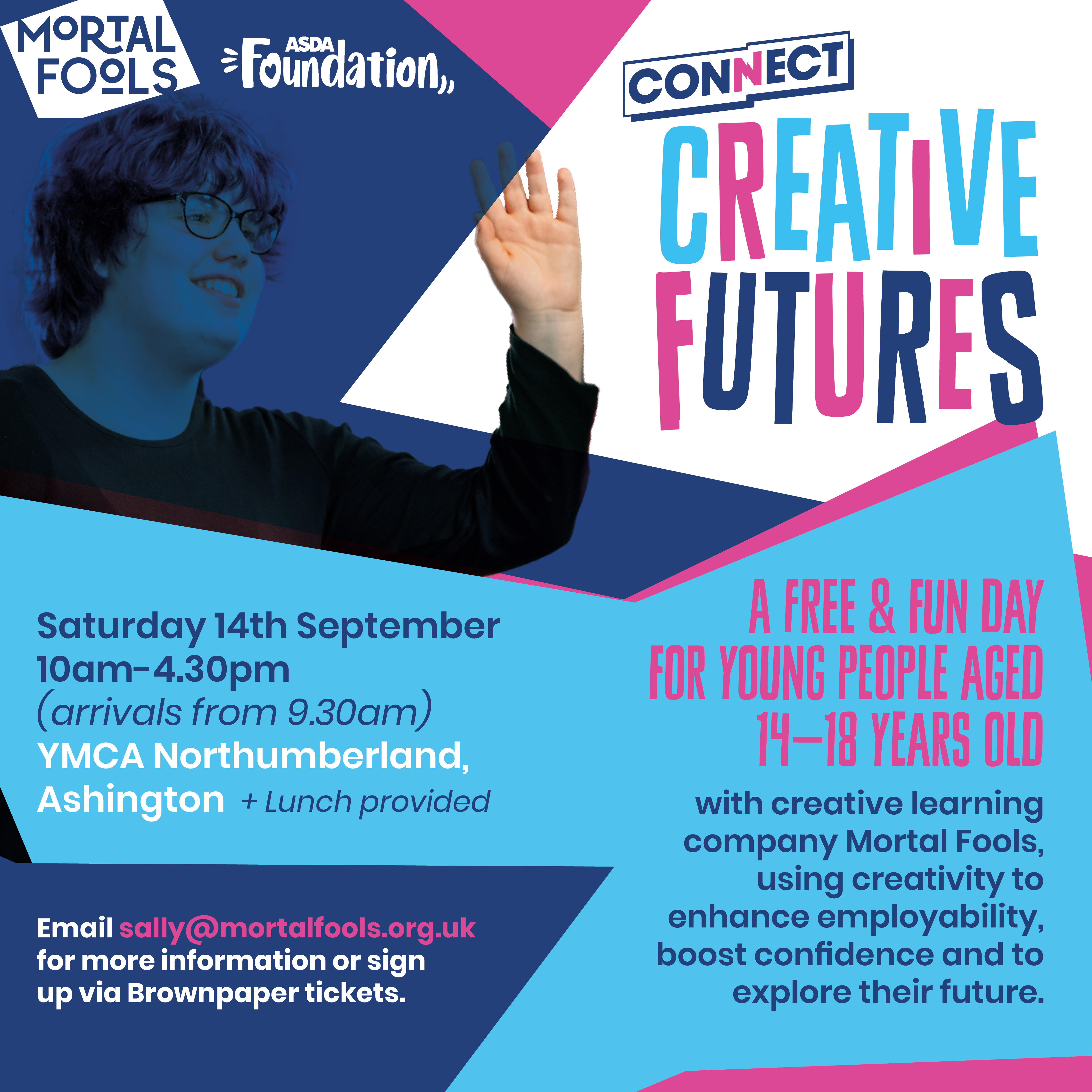 Mortal Fools Youth Employability Event Set for September, Backed by Asda Foundation