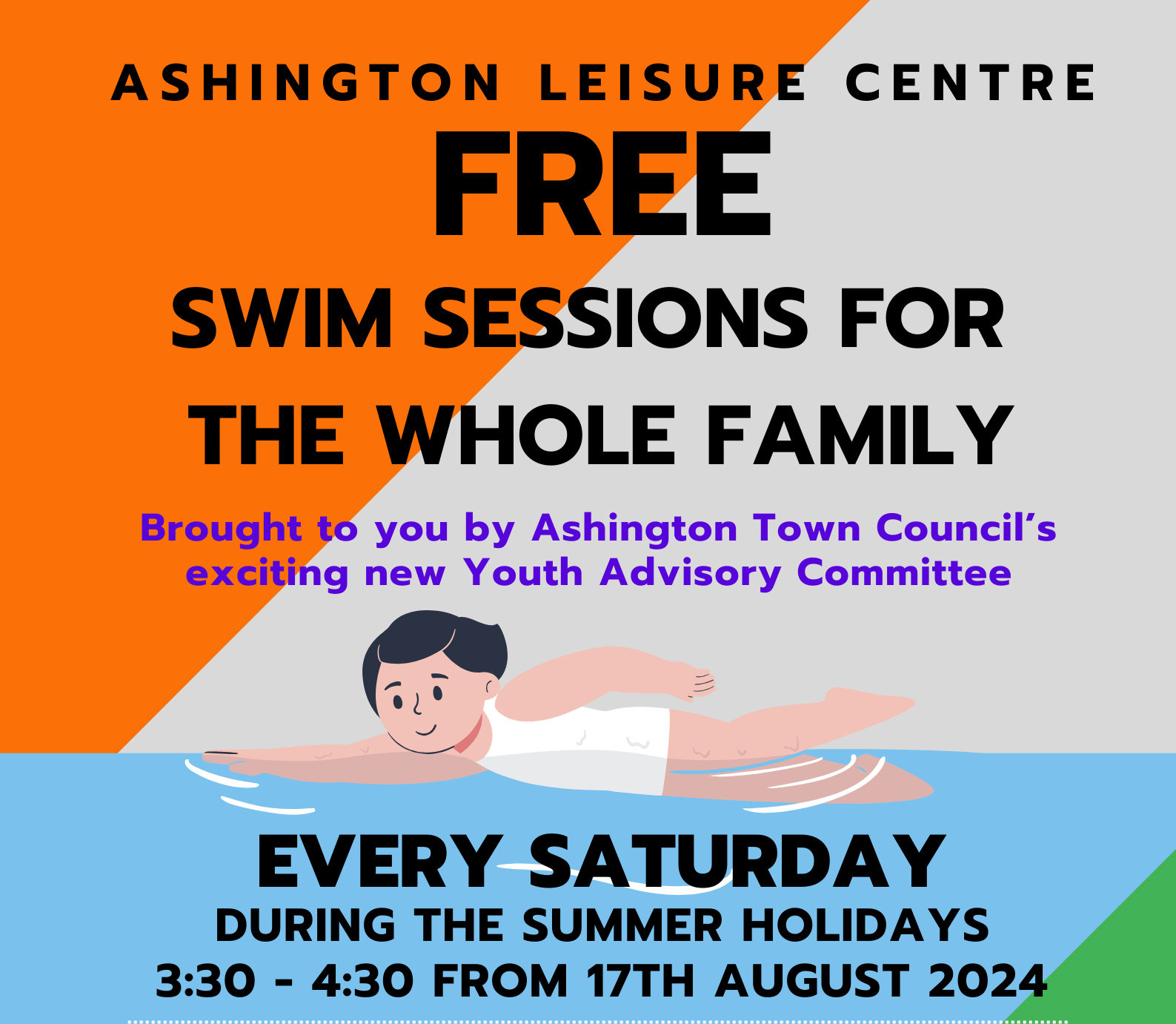 Ashington's Free Family Swim Sessions Make a Big Splash!