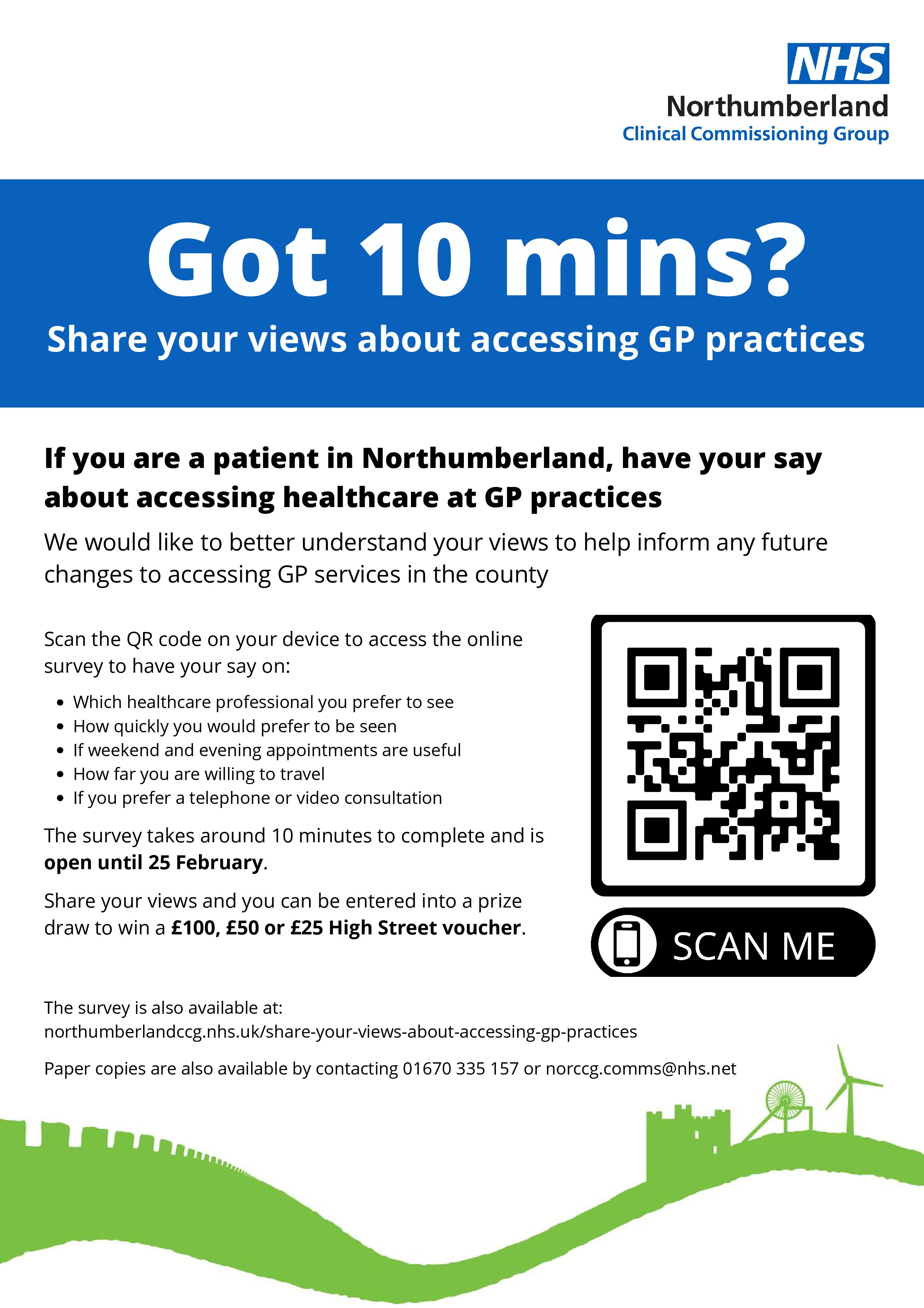 Accessing Healthcare at GP Practices Survey