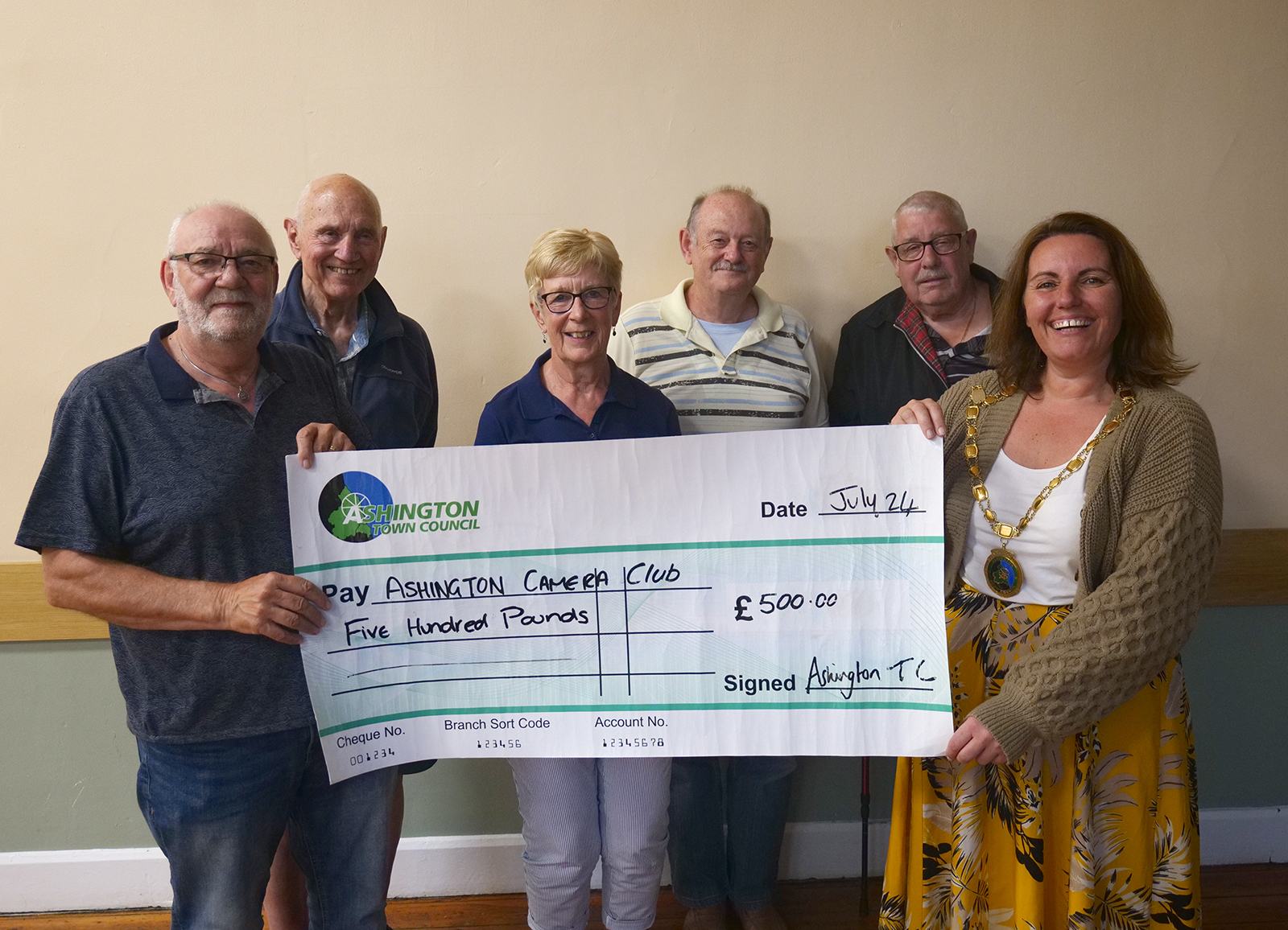 Ashington Camera Club Receives Funding Boost from Town Council