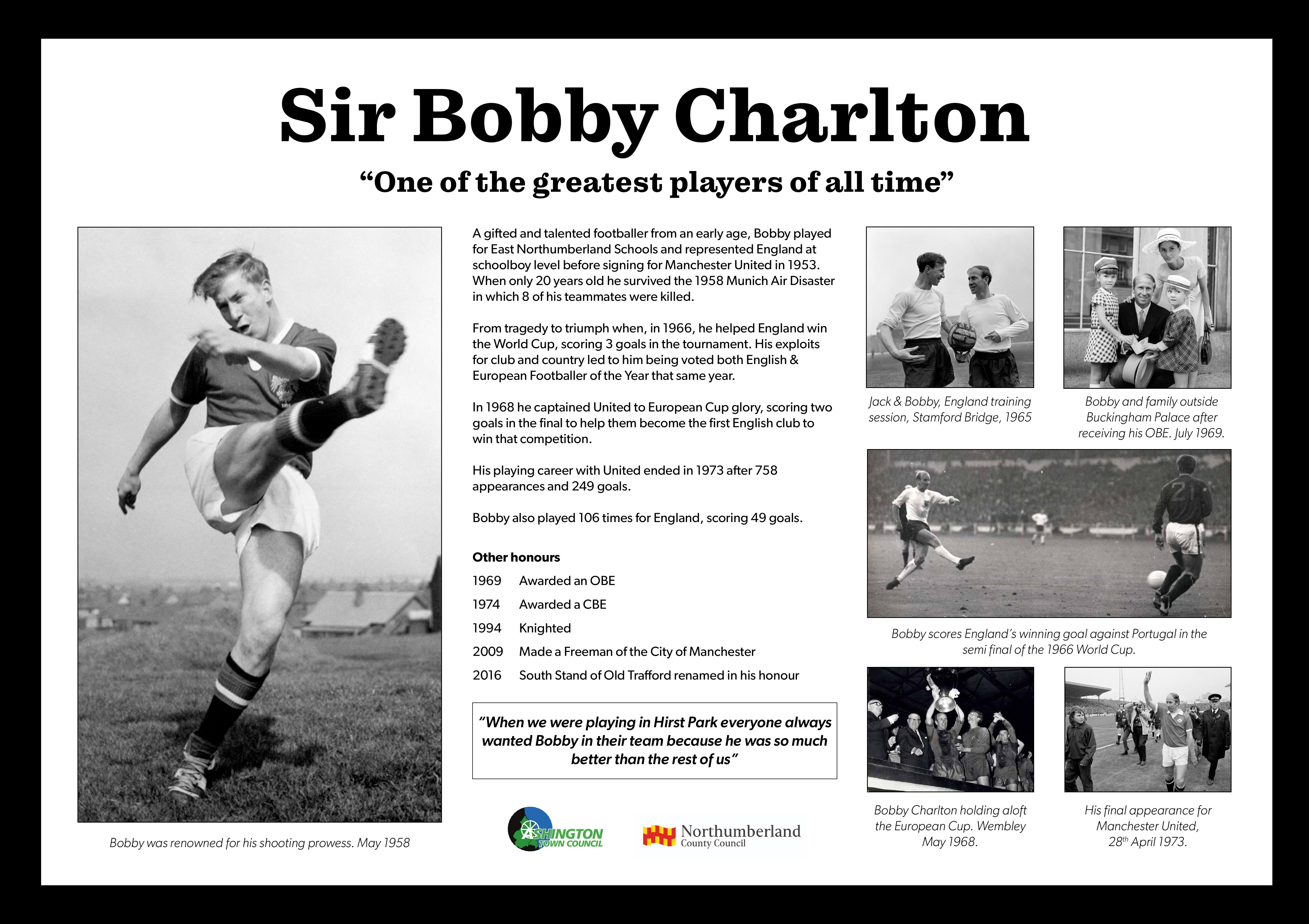 Tribute to Sir Bobby Charlton