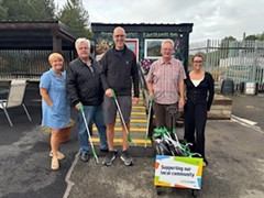 Ashington Community Litter Project Receives Essential Equipment from SUEZ