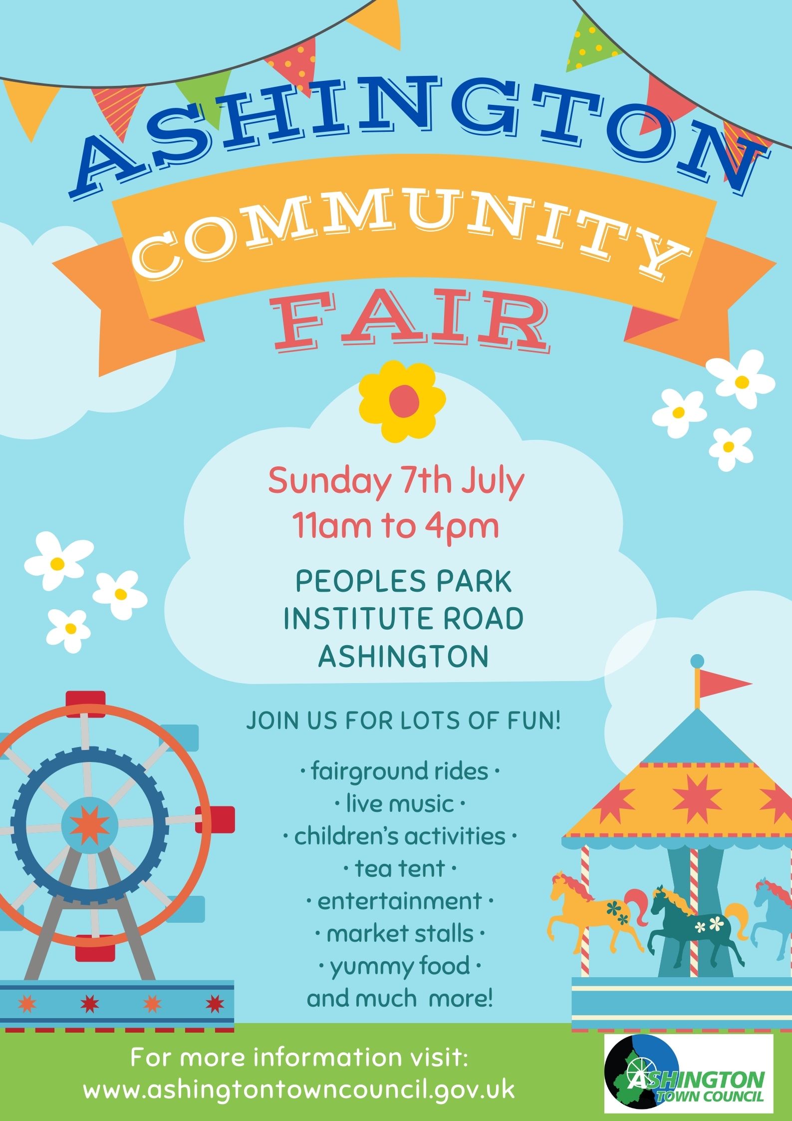 Ashington Community Fair Day Set for Sunday 7th July, 2024: A Celebration of Local Talent and Family Fun